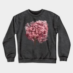 Impressionist Cherry Tree Crewneck Sweatshirt